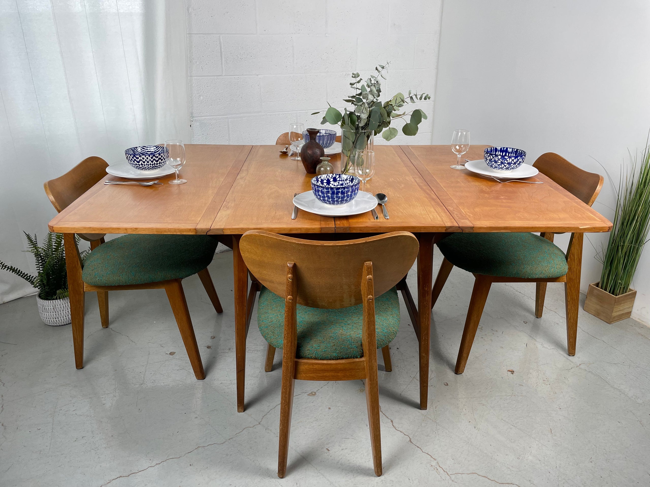 Vintage Mid Century Modern Dining Room Table Mid Century Modern