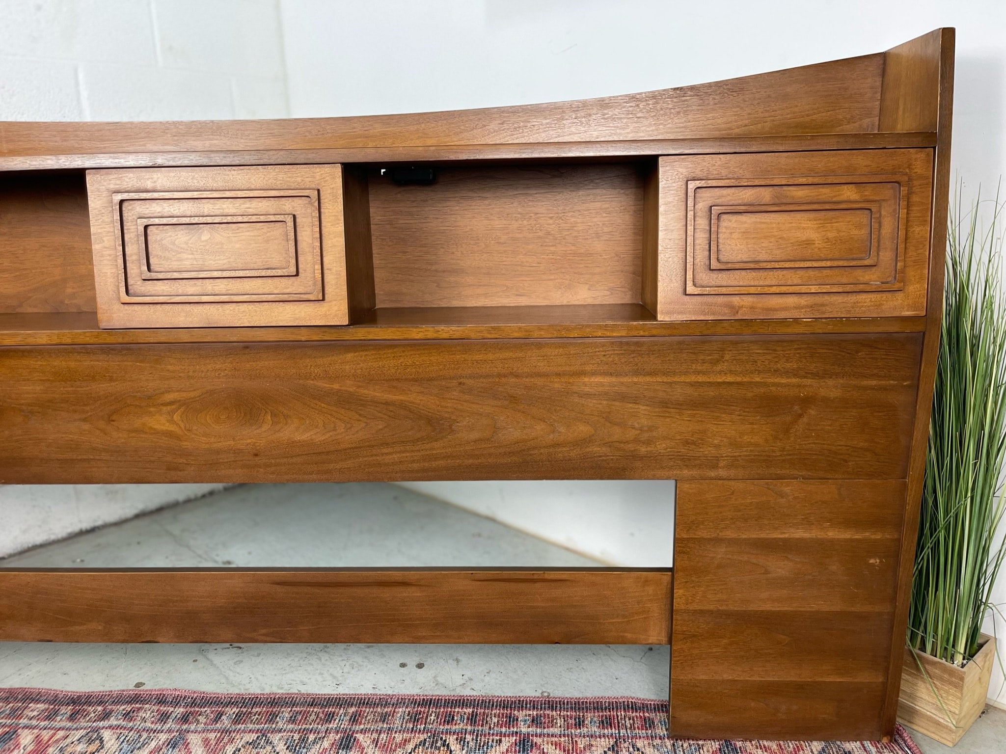 Rare Broyhill Sculptra King Headboard SimplyMidKC